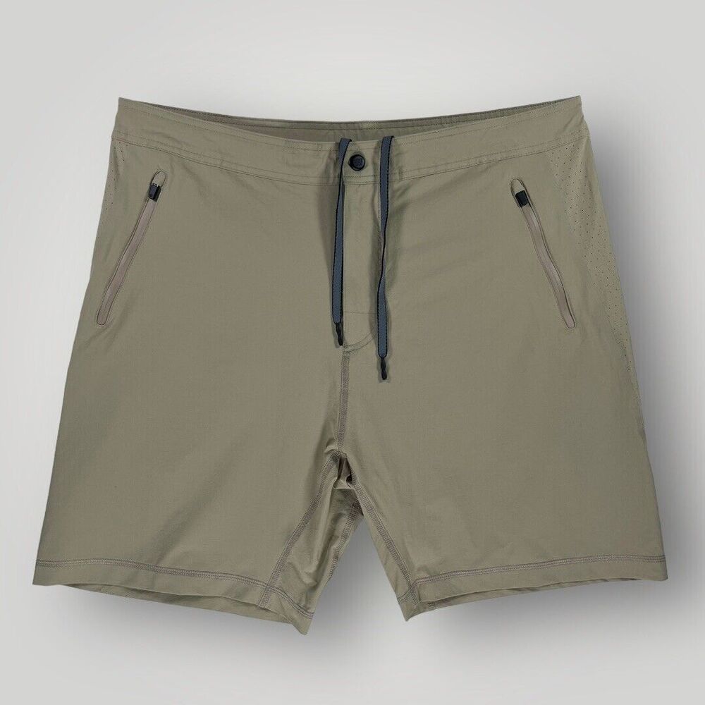 Mack Weldon Perforated Performance Stretch 4 Way Active Shorts Men's Medium XXL